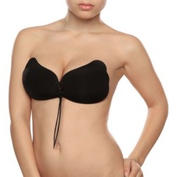 Bye-Bra - Lace-It Realzador Push-Up Negro Copa A de Bye Bra - Bras | Piumer