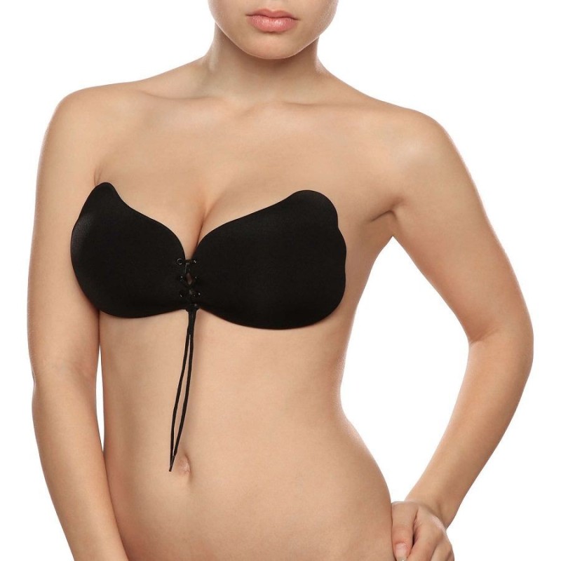 Bye-Bra - Lace-It Realzador Push-Up Negro Copa B de Bye Bra - Bras | Piumer