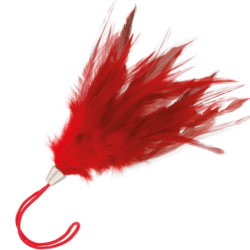 Darkness - Pluma Estimuladora Rojo 17Cm de Darkness Sensations | Piumer