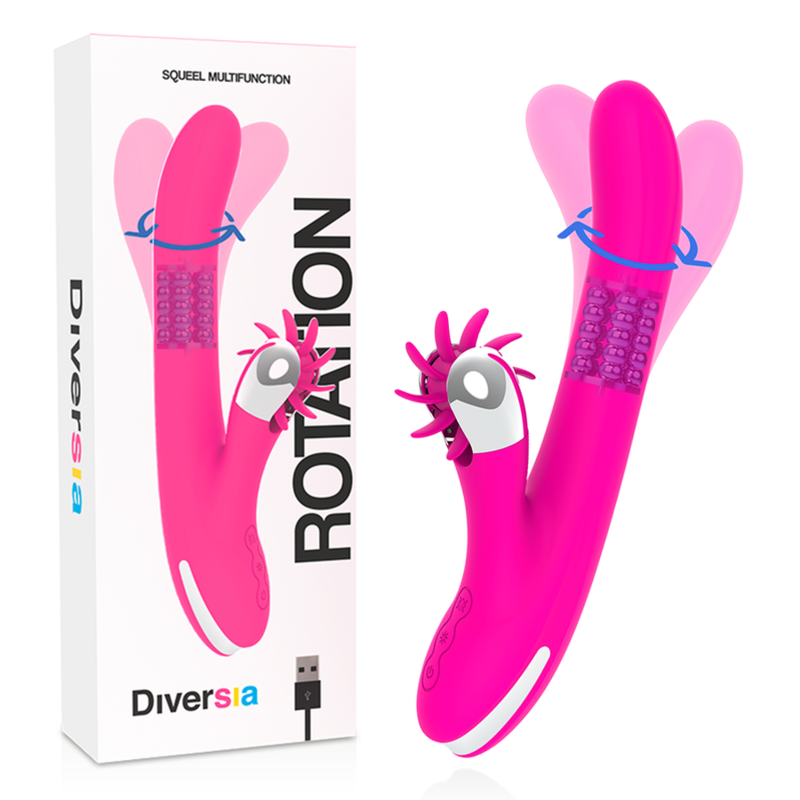 Bunny Rotation 24 Cm de Diversia | Piumer Erotic
