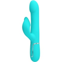Pretty Love - Vibrador Rabbit Perlas Verde Agua | Piumer Erotic