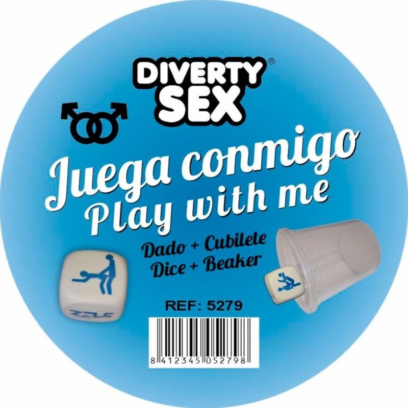 Dado Duro Blanco Posturas Chicos Con Cubilete de Diablo Picante | Piumer