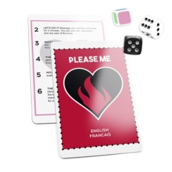 Please Me Play Cartas + 3 Dados de Aria | Piumer