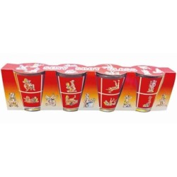 4 Chupitos De Cristal Kamasutra de Diablo Picante | Piumer