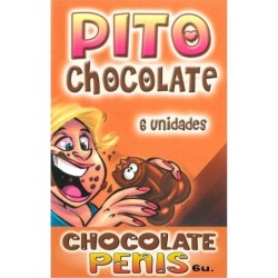 Caja 6 Chocolatinas Forma Pene de Diablo Picante | Piumer