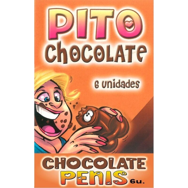 Caja 6 Chocolatinas Forma Pene de Diablo Picante | Piumer