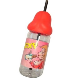 Biberón Forma Pene 360 Ml Rojo de Diablo Picante | Piumer