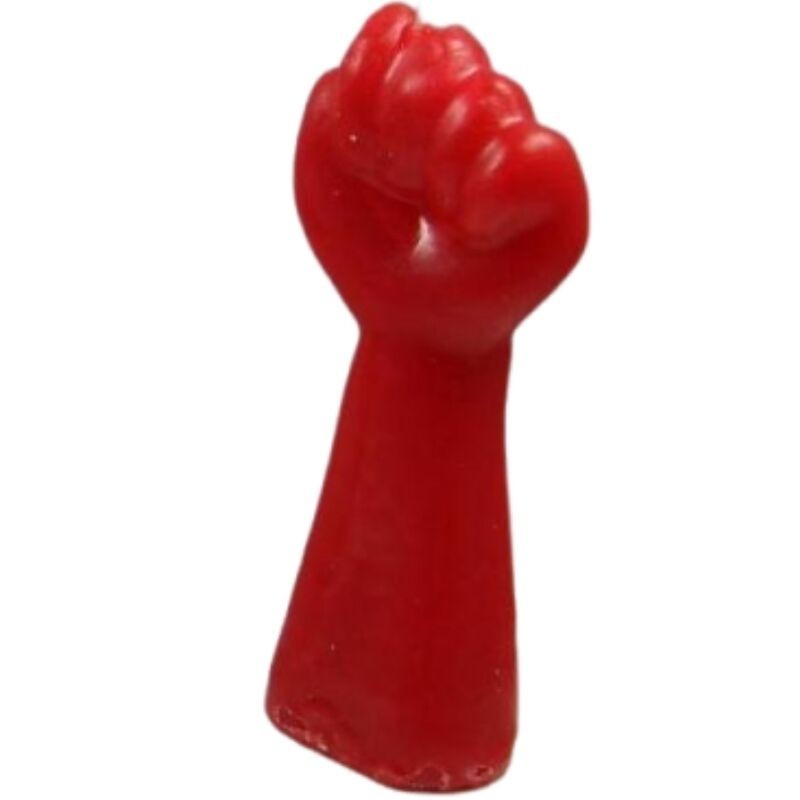Vela Forma Puño Rojo de Diablo Picante | Piumer