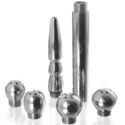 Set Limpieza Vaginal/Anal 5Pcs de Metal Hard | Piumer