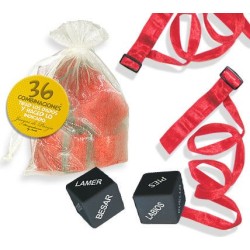 Kit Bolsa Organza Ataduras Rojo de Inedit | Piumer