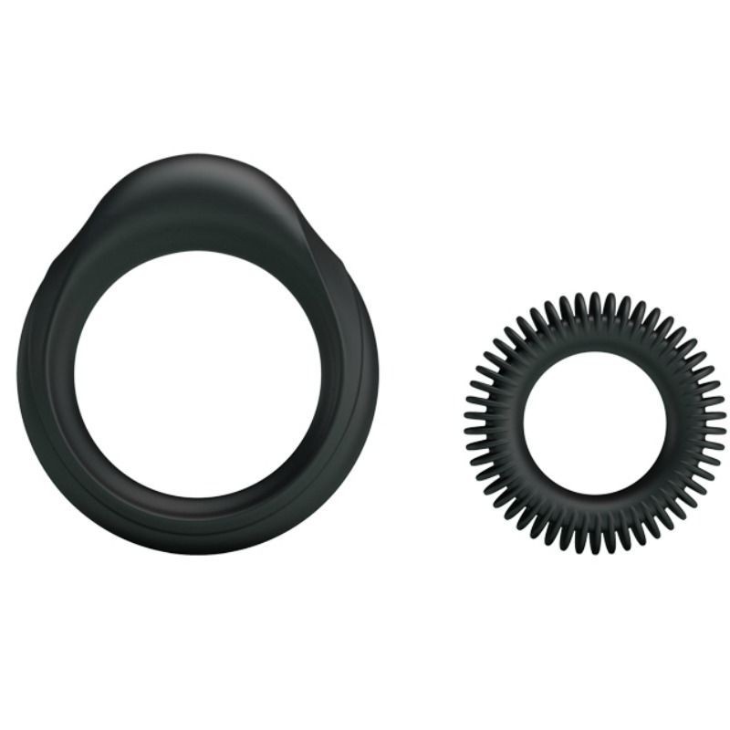Baile - Kit 2 Anillos Silicona Ring Manhood | Piumer Erotic