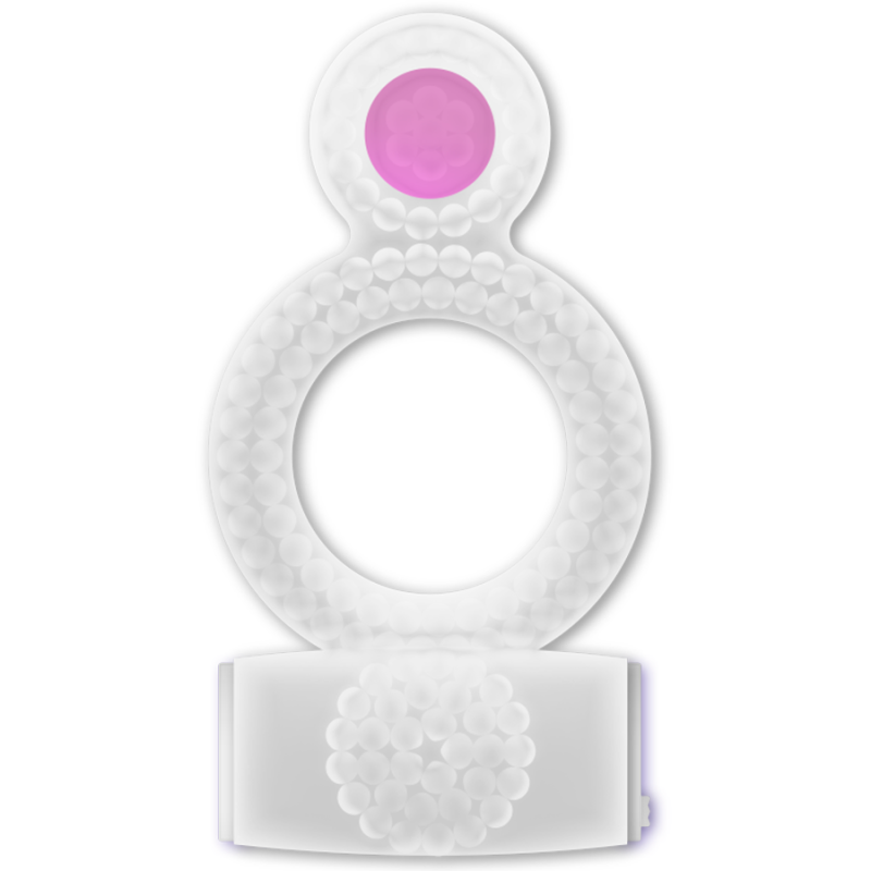 Ring Double Pleasure Anillo Transparente de Casual Love | Piumer Erotic