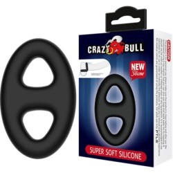 Anillo Doble Silicona Ovalado de Crazy Bull | Piumer Erotic
