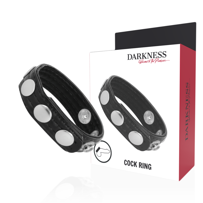 Darkness - Leather Anillo Erección | Piumer Erotic