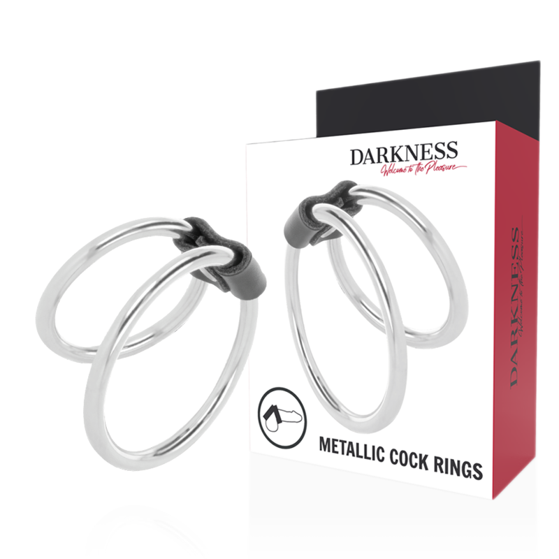 Darkness - Anilla Metal Doble Para El Pene | Piumer Erotic