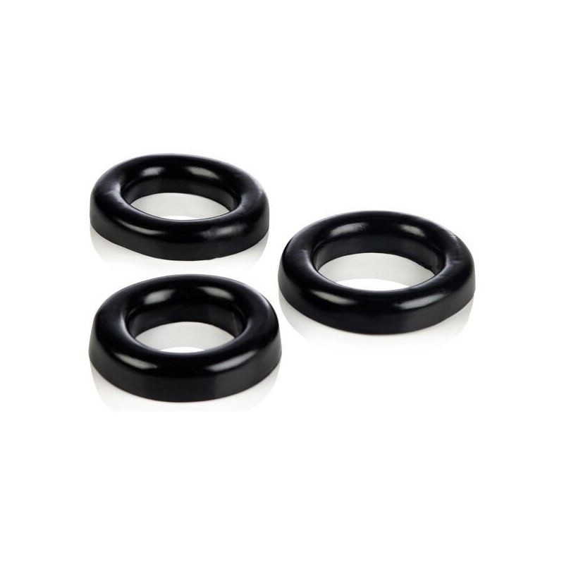 Colt Set 3 Anillos Pene Y Testículos de Calexotics | Piumer Erotic