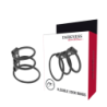 Darkness - Set De 3 Anillas Pene Flexible | Piumer Erotic