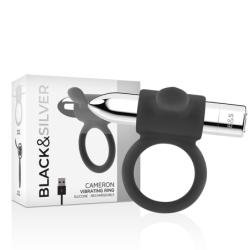 Cameron Anillo Recargable Silver de Black&Silver | Piumer Erotic