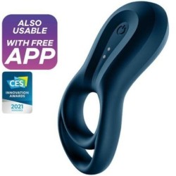 Satisfyer - Epic Duo Anillo Vibrador App Azul | Piumer Erotic