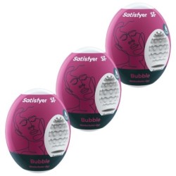 Satisfyer - 3 Huevos Masturbadores Bubble | Piumer Erotic