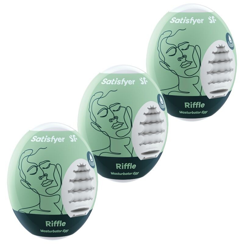 Satisfyer - 3 Huevos Masturbadores Riffle | Piumer Erotic