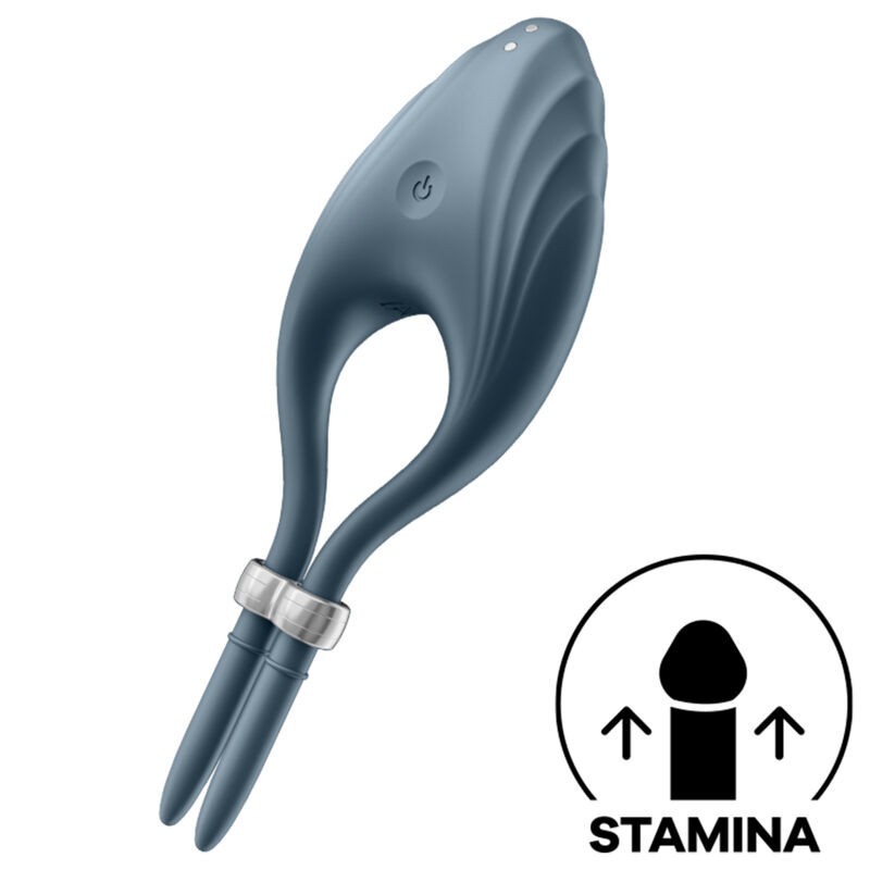 Satisfyer - Duelist Anillo Vibrador Gris | Piumer Erotic