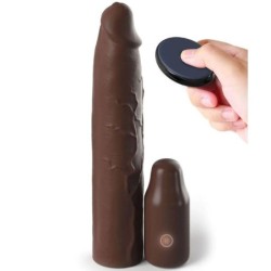 Fantasy X- Tensions - Pipedreams Sleeve 22,86 Cm + 7,62 Cm Plug Remote Brown | Piumer Erotic
