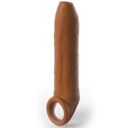 Sleeve Uncut 17,78 Cm W Strap Caramel de Pipedreams | Piumer Erotic