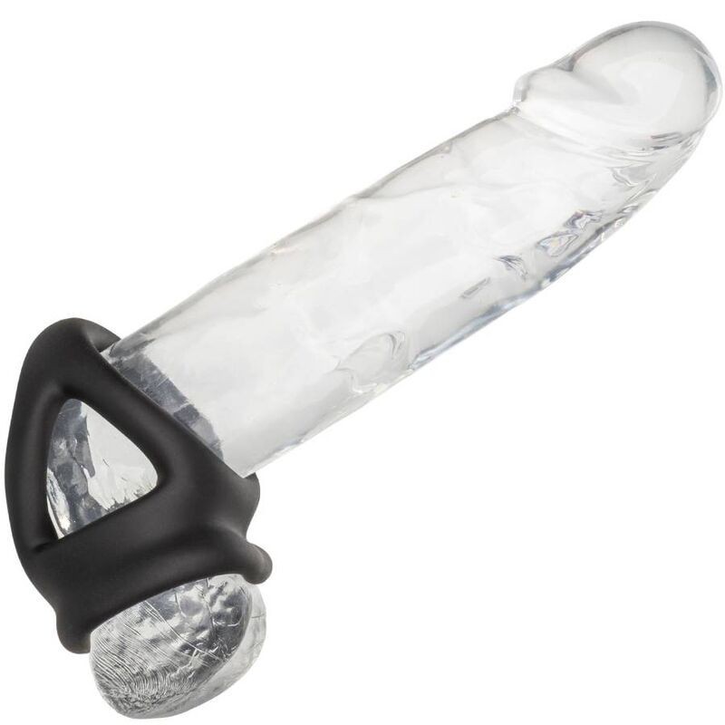 Alpha Anillo De Jaula Doble Negro de Calexotics | Piumer Erotic