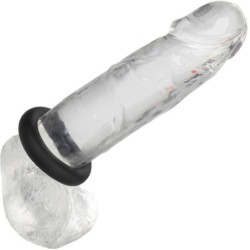 Alpha Anillo Prolong Medio Negro de Calexotics | Piumer Erotic