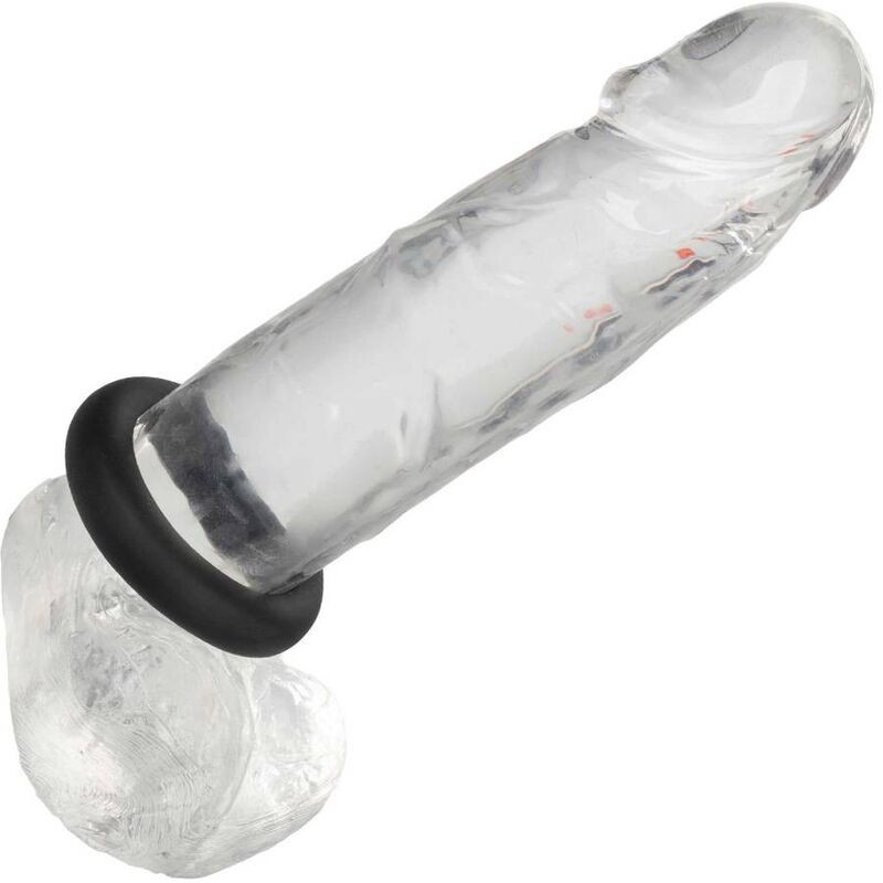Alpha Anillo Prolong Medio Negro de Calexotics | Piumer Erotic