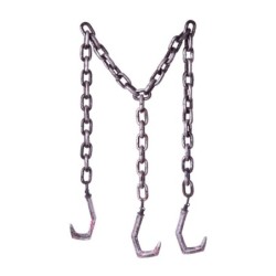 Cadenas con ganchos carnicero