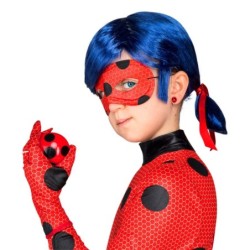 Peluca ladybug infantil con antifaz one | Piumer Party