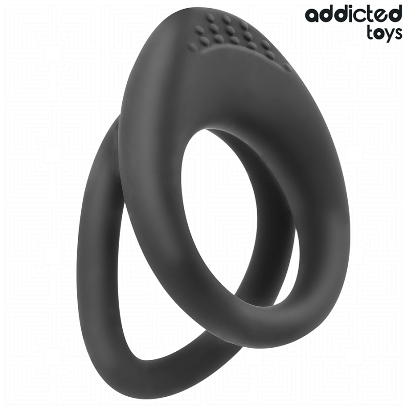 Anillo Texturizado Doble Para El Pene de Addicted Toys | Piumer Erotic