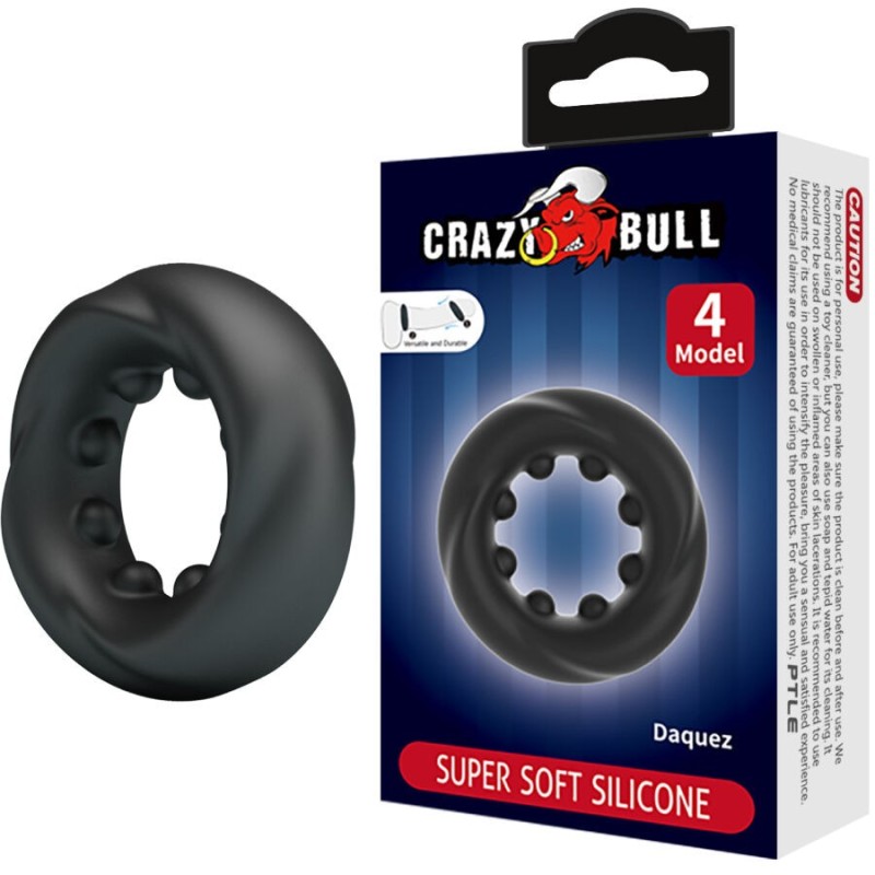 Daquez Anillo Silicona Modelo 4 de Crazy Bull | Piumer Erotic