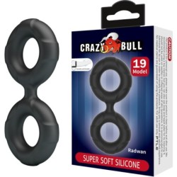 Radwan Anillo Doble Silicona Modelo 19 de Crazy Bull | Piumer Erotic