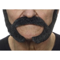 Bigote y patillas one size
