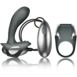 Excite Kit Anillo Para Pene + Masajeador Próstata Con Cable de Climaximum | Piumer Erotic