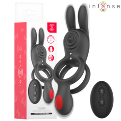 Intense - Quinn Anillo Doble Con Vibración Control Remoto | Piumer Erotic