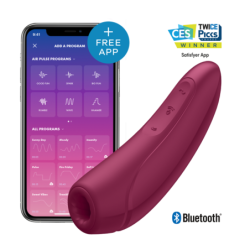 Satisfyer - Curvy 1 + Rojo Rosado | Piumer Erotic