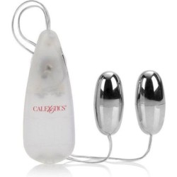 Balas Vibradoras Plateadas Duo de Calexotics | Piumer Erotic