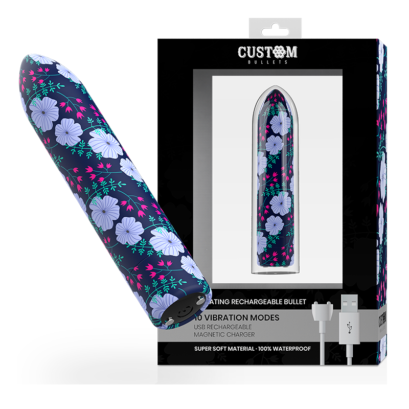 Bala Recargable Spring 10 Intensidades de Custom Bullets | Piumer Erotic