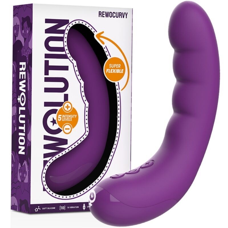 Rewocurvy Vibrador Flexible Recargable de Rewolution | Piumer Erotic