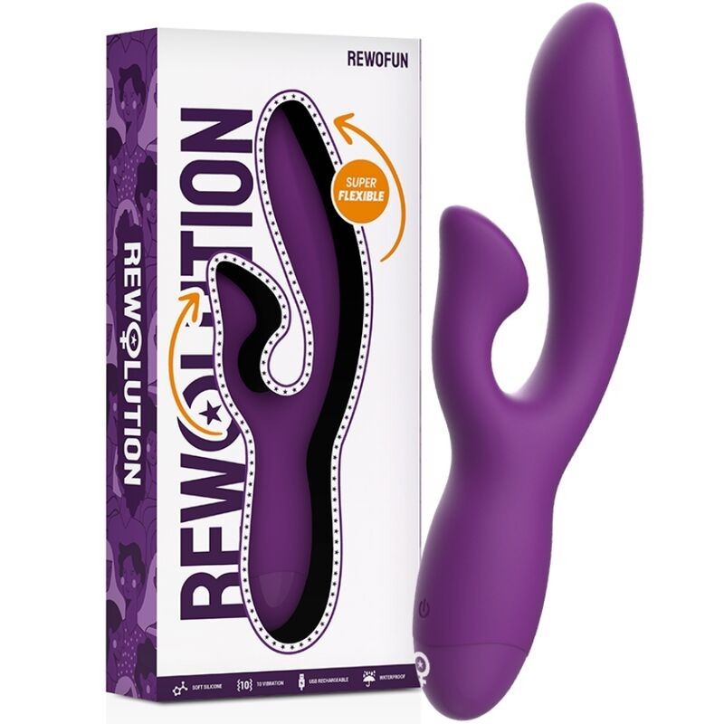 Rewofun Vibrador Flexible Con Rabbit de Rewolution | Piumer Erotic