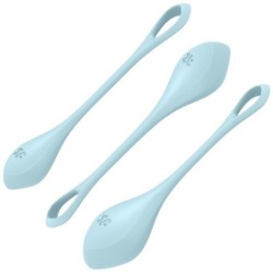 Satisfyer - Yoni Power 2 Kit De Entrenamiento Azul | Piumer Erotic