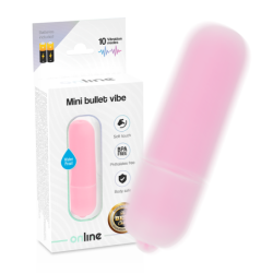 Mini Bala Vibradora Rosa de Online | Piumer Erotic