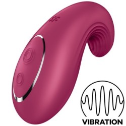 Satisfyer - Dipping Delight Vibrador Lay-On Rojo | Piumer Erotic
