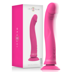 Intense - Michelangelo Dildo Vibrador Silicona Rosa | Piumer Erotic