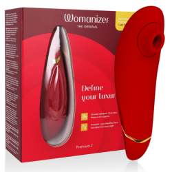Premium 2 Estimulador De Clítoris Burdeos de Womanizer | Piumer Erotic
