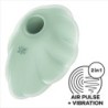Satisfyer - Cloud Dancer Verde Vibrador Air Pulse | Piumer Erotic